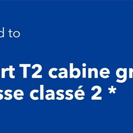 T2 Grande Terrasse Classe 2 *
